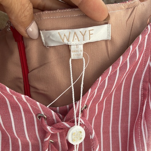 WAYF red striped mini dress - Picture 5 of 6